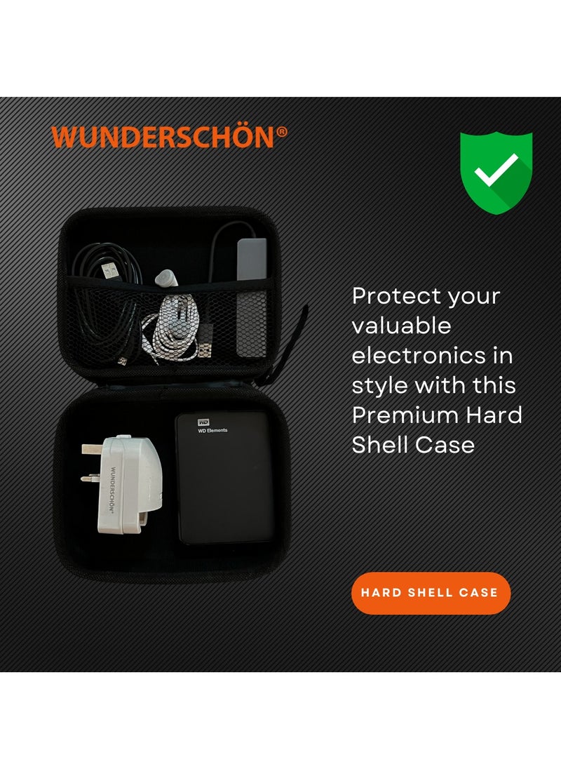 WUNEDRSCHÖN| Multi Purpose Water Proof Storage Case, Hard Shell Protection Bag with Zipper For Carrying and Protecting Gadgets Cell Phone, Power Bank, Hard Disk Charging Cables (19x14x6 CM) - pzsku/Z50B538D9E6B2F6E998B6Z/45/_/1738574012/b575ef31-6218-4f39-96ea-0c7086415a04