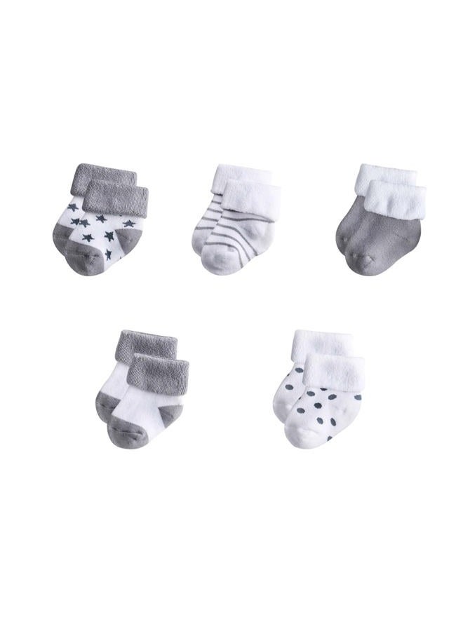MAMIMAKA Newborn Layette Gift Set Bodysuits Pants for Baby Girl and Boy 24 Piece 100% Cotton Essentials and Accessories, Infant Clothing Layette Sets 17, 6-9 Months - Image 5