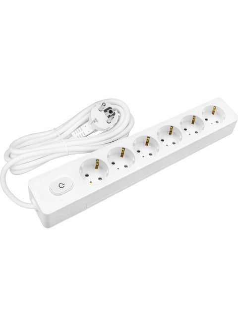 6-Wired, Grounded, Switched, Child-Proof 5 Meter Socket