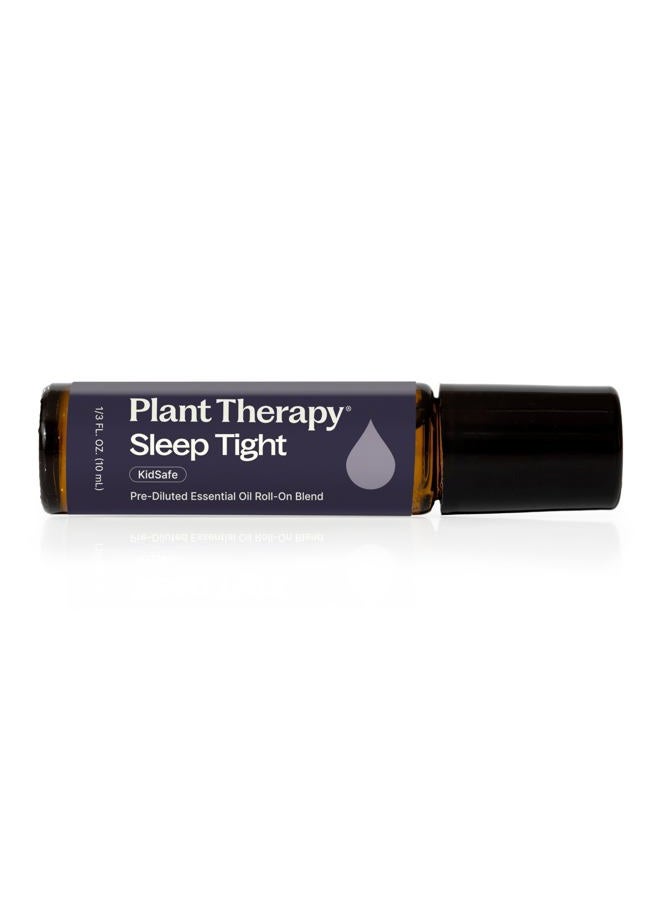 Plant Therapy Sleep Tight Essential Oil Blend 10 mL (1/3 oz) Pre-Diluted Roll-On 100% Pure, Therapeutic Grade - Image 1