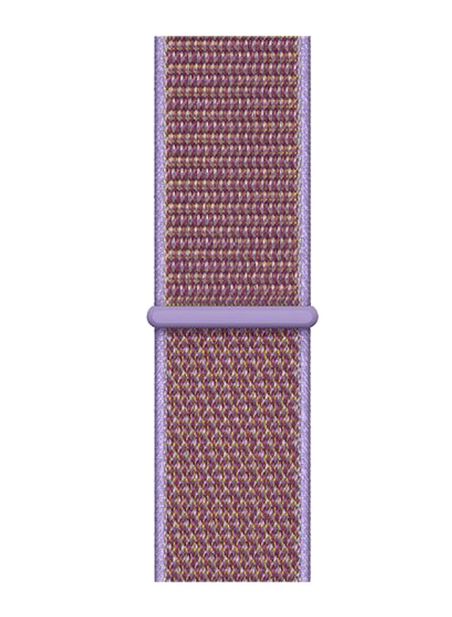 Perfii Solid Replacement Band For Apple Watch Series 5/4/3/2/1 Lilac Brown/Purple - Image 1