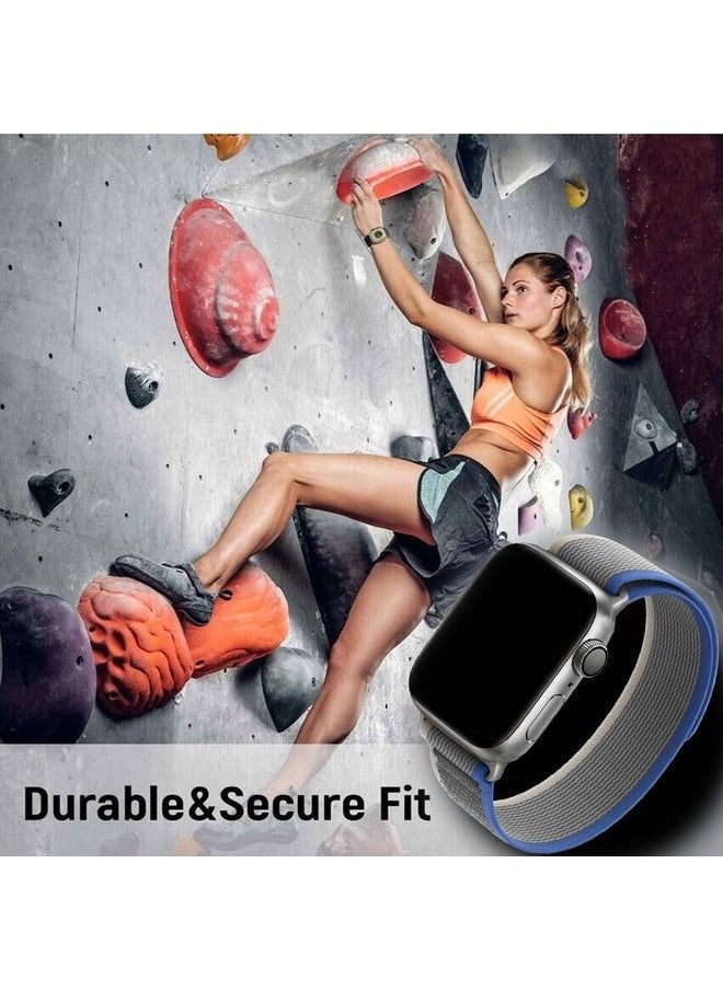 Generic - Apple Watch Trail Band 49mm 45mm 44mm 42mm Nylon Woven Sport Strap for iWatch Series Ultra/8/7/SE/6/5/4/3/2/1 - Image 1