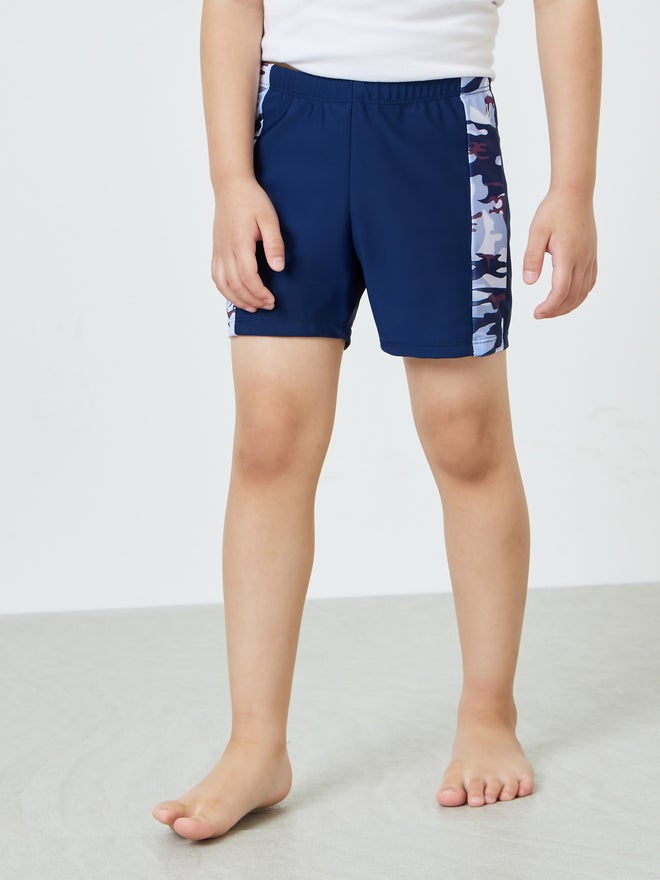 Styli Boys Printed Swim Shorts and Cap Set - Image 2