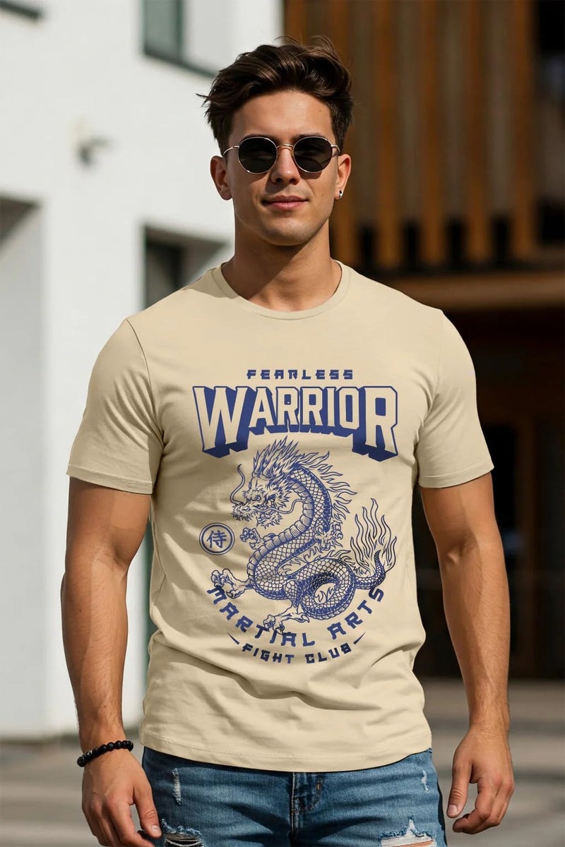 Veirdo® Pure Cotton Regular Fit Graphic Printed Round Neck Half Sleeve T-Shirt Combo for Men (PO3_TSH_V99_ALWY_FUTR_WARR_L) - Image 2