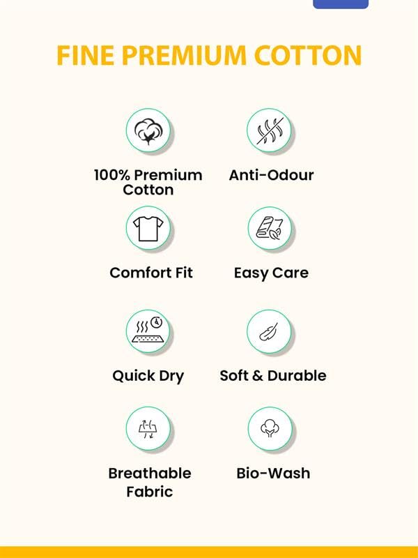 Veirdo® Pure Cotton Regular Fit Graphic Printed Round Neck Half Sleeve T-Shirt Combo for Men (PO3_TSH_V99_ALWY_FUTR_WARR_L) - Image 5
