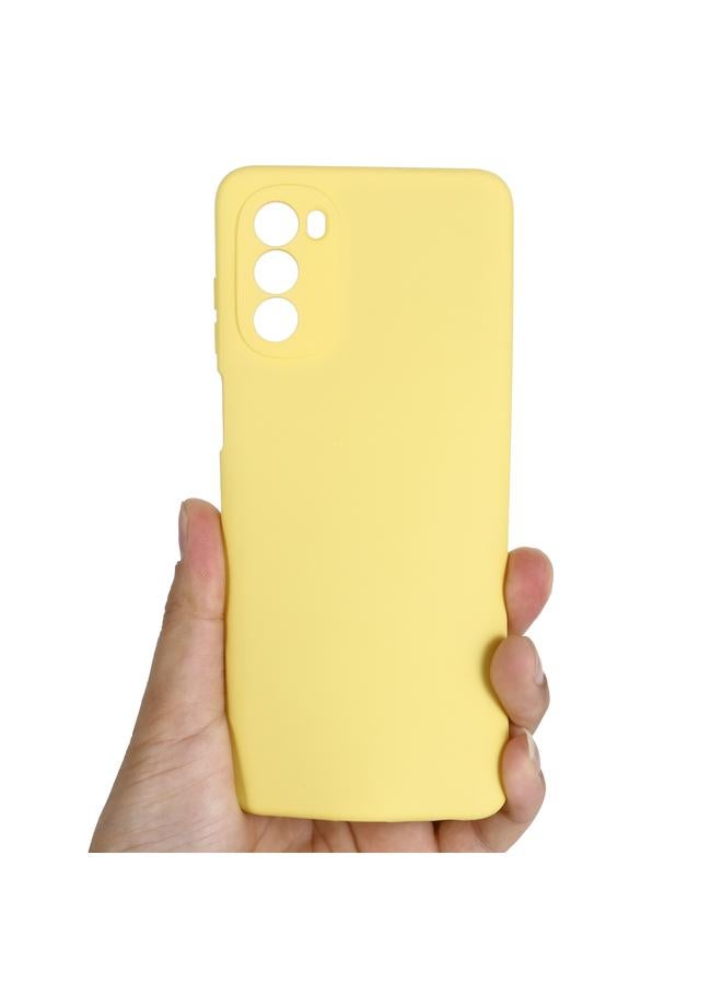 اس-توب جراب لهاتف Motorola Moto G62 5G مصنوع من السيليكون السائل بلون نقي ومضاد للصدمات وتغطية كاملة - Image 5