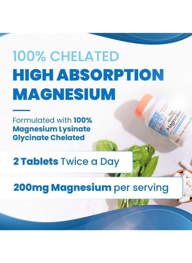 High Absorption Magnesium100Mg 120 Tablets