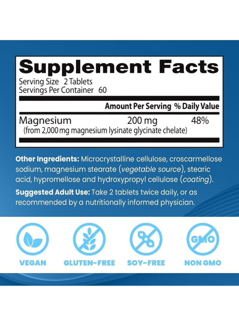 Doctor's BEST High Absorption Magnesium 200Mg, 120 Tablets - Image 3