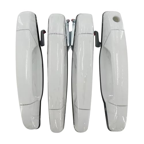 SONTIAN 284053446 White Exterior Door Handle Set Compatible with Chevy Silverado GMC Sierra 2007 2008 2009 2010 2011 2012 201384053444 20954826 25890276 25890275 20954825 4pcs - Image 1