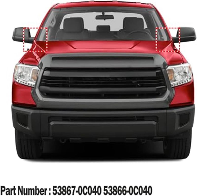 DEMULAX Windshield Wiper Cowl Trim Panel Cover for Toyota Tundra - Image 5