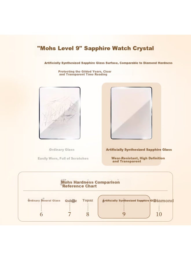 ROSDN Laoston Women's Vintage Small Gold Watch Luxury Minimalist Quartz Watch New Year Valentine's Birthday Gift - Image 5