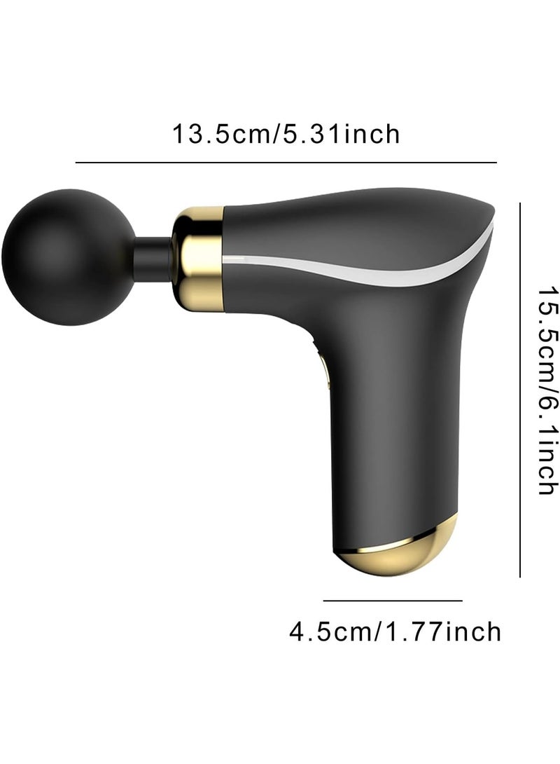 Houmt Percussion Massage Gun for Pain Relief – Deep Tissue Muscle Massager with 8 Heads, Cordless & Rechargeable Handheld Massager for Full Body Relaxation - Image 3