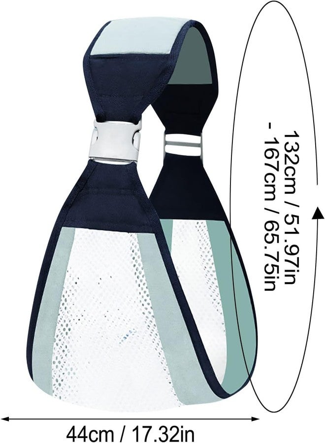 SIMESTICH Mesh Baby Wrap Carrier Belt - Adjustable Baby Sling with Wide Shoulder Straps for Newborns & Infants Lightweight, Breathable Baby Wearing Wrap for Outdoor Use - Image 2