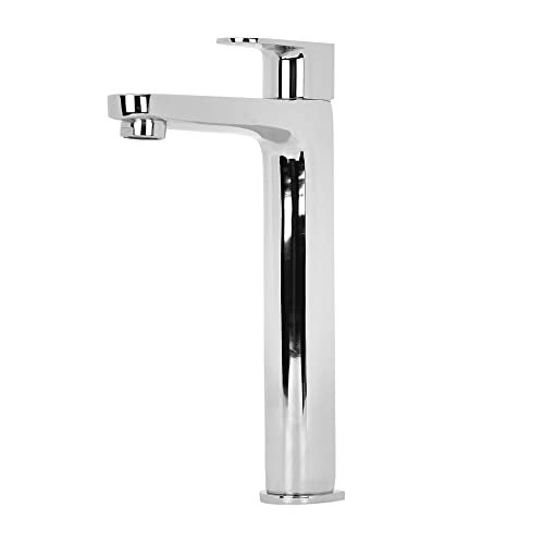Hindware Italian Collection Elegance Pillar Tap Tall, Wash Basin Tap, Brass with Chrome Finish - F340002CP | 12-Year Manufacturer Warranty - Image 2