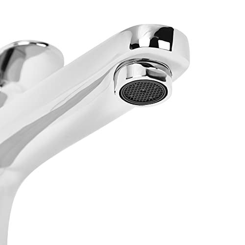 Hindware Italian Collection Elegance Pillar Tap Tall, Wash Basin Tap, Brass with Chrome Finish - F340002CP | 12-Year Manufacturer Warranty - Image 5