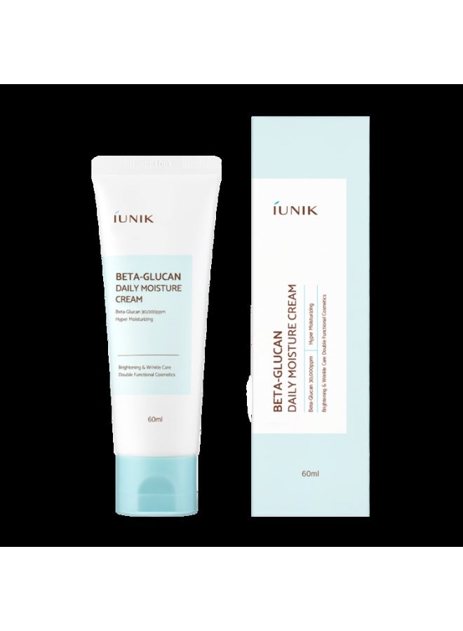 IUNIK Beta Glucan Daily Moisturizing Cream 60ml - Image 1