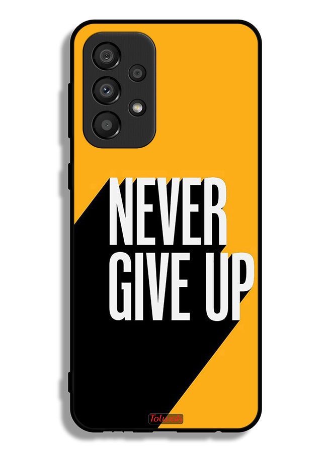 Tolwak Samsung Galaxy A33 5G Protective Case Cover Never Give Up - Image 1