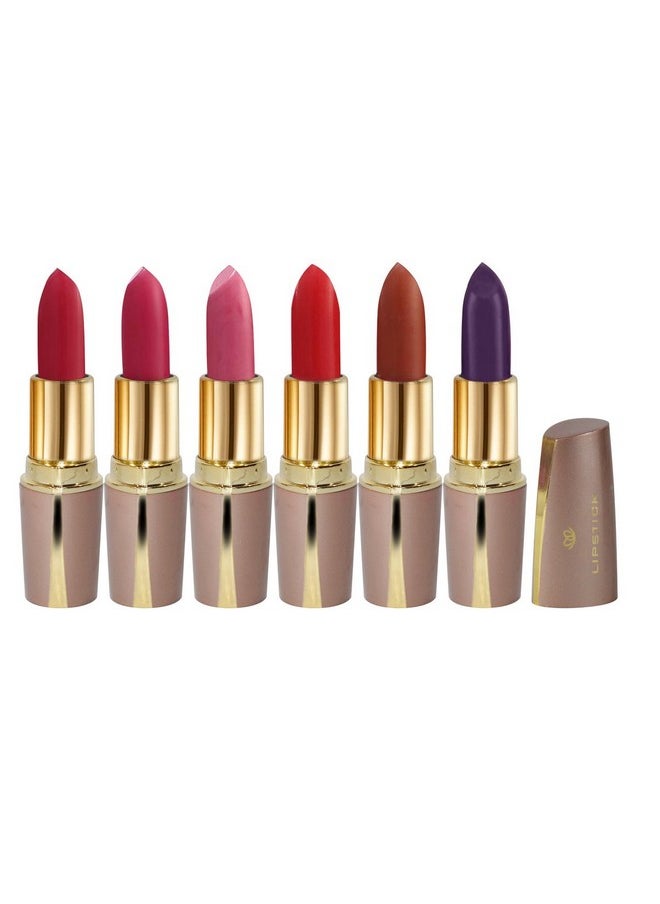 LA PERLA - Travel Makeup Combo Sets With Lipstick Compact Eyeliner Eye Curler Lip Balm Kajal Longlasting Smudgeproof Crueltyfree Enhance Your Natural Beauty & Gives Flawless Complexion - Image 1