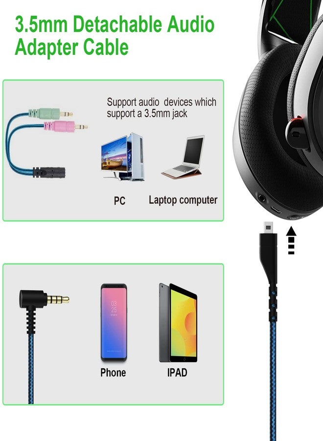 Saipomor Audio Cable Compatible with SteelSeries Arctis 3, Arctis 5, Arctis Nova 3, Arctis 7, Arctis Prime, Arctis Pro+ GameDAC, Arctis Pro Wireless Gaming Headsets- Added Y Mode Exchange PC Audio Cable - Image 5