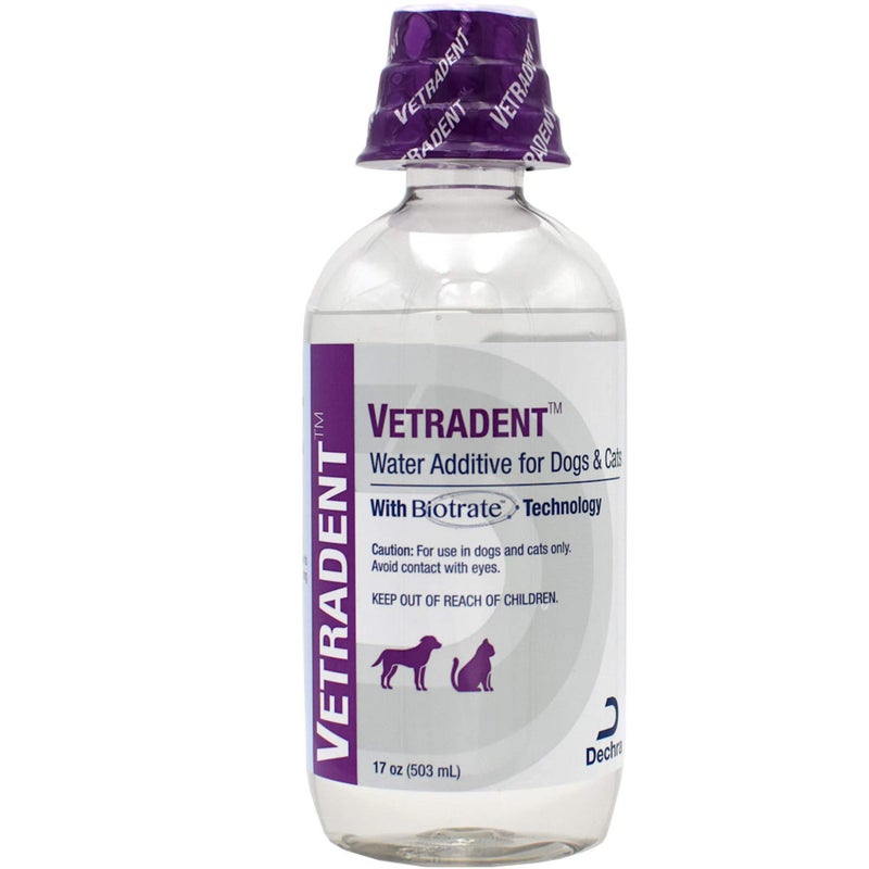 Dechra Vetradent Water Additive for Dogs and Cats 17 oz - Image 1