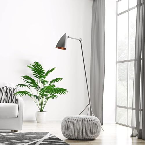 Dekorly Fake Plants Artificial Floor Plants Large Tropical Palm Tree Tall Monstera Plant in Pot Faux Plants for Indoor Outdoor Home (Areca | White Pot, Pack of 2) - Image 4