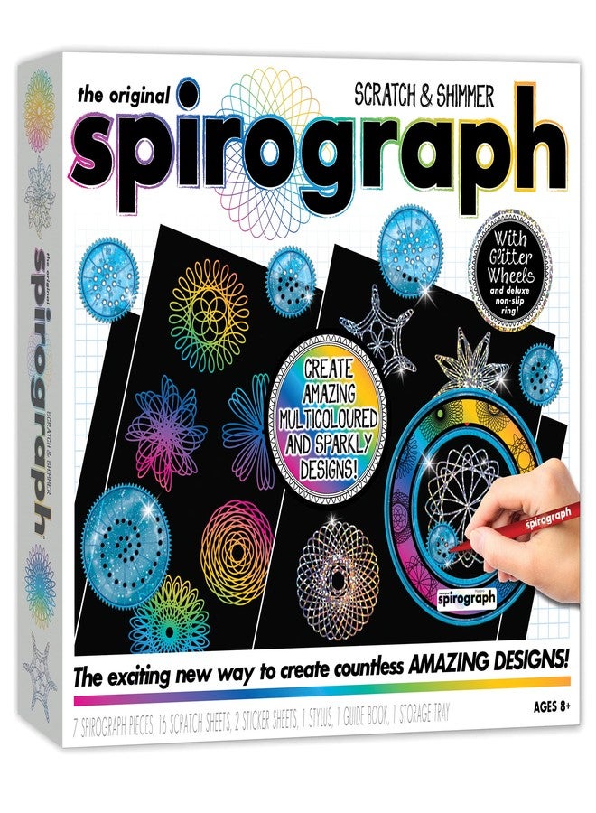 Spirograph Scratch & Shimmer | Creative Drawings Ages 8+ - Image 1