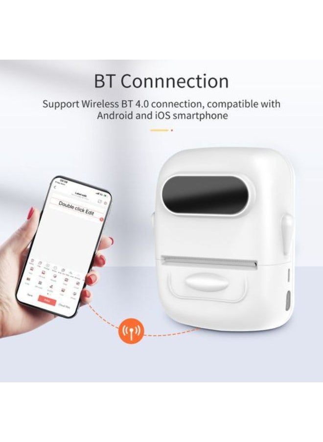Generic - Multi Functional Label Printer Thermal Smart App Editing Bluetooth Connection Barcode Price Tag Food Label Package Label - Image 1