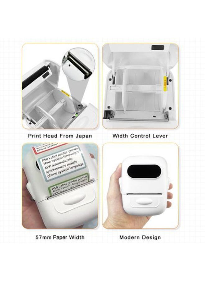 Generic Multi Functional Label Printer Thermal Smart App Editing Bluetooth Connection Barcode Price Tag Food Label Package Label  - Image 2
