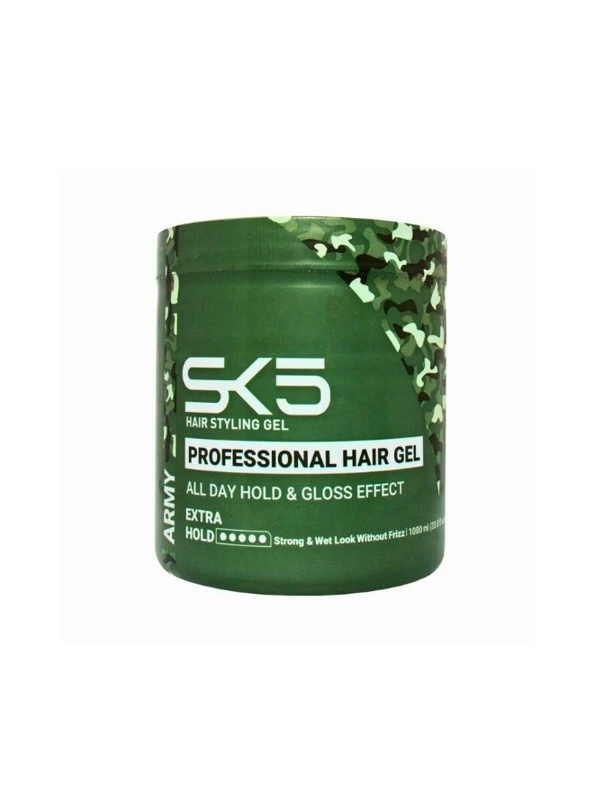 SK5 Hair Gel All Day Hold with Gloss  effect (Extra Hold) (1000g) - Image 1