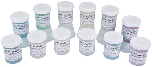 Sax Crystal Magic Glazes for School and Arts and Crafts Use, Assorted Colors, 4 Ounce Jars, Set of 12 - Image 3