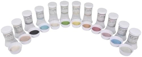 Sax Crystal Magic Glazes for School and Arts and Crafts Use, Assorted Colors, 4 Ounce Jars, Set of 12 - Image 2