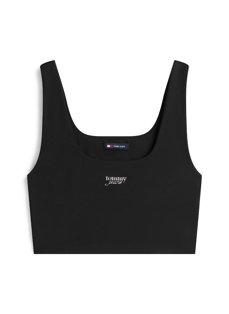 تومي جينز بلوزة بدون أكمام مزينة بشعار الماركة - Image 5