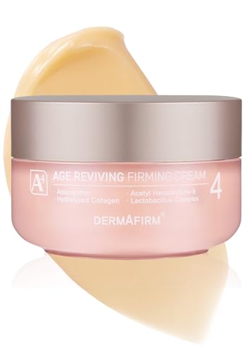Dermafirm Age Reviving Firming Cream Facial Moisturizer A4 | Hydrating Face Moisturizer for Pore Firming & Skin Elasticity w/Collagen, Astasome & Peptide | No Animal Trials No Paraben 1.69 fl oz - Image 1