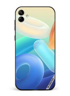 Protective Case Cover For Samsung Galaxy A04 Rings Design Multicolour