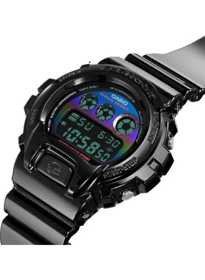 Casio G-Shock Watch - DW-6900RGB-1DR Black Dial, Black Band - Image 2