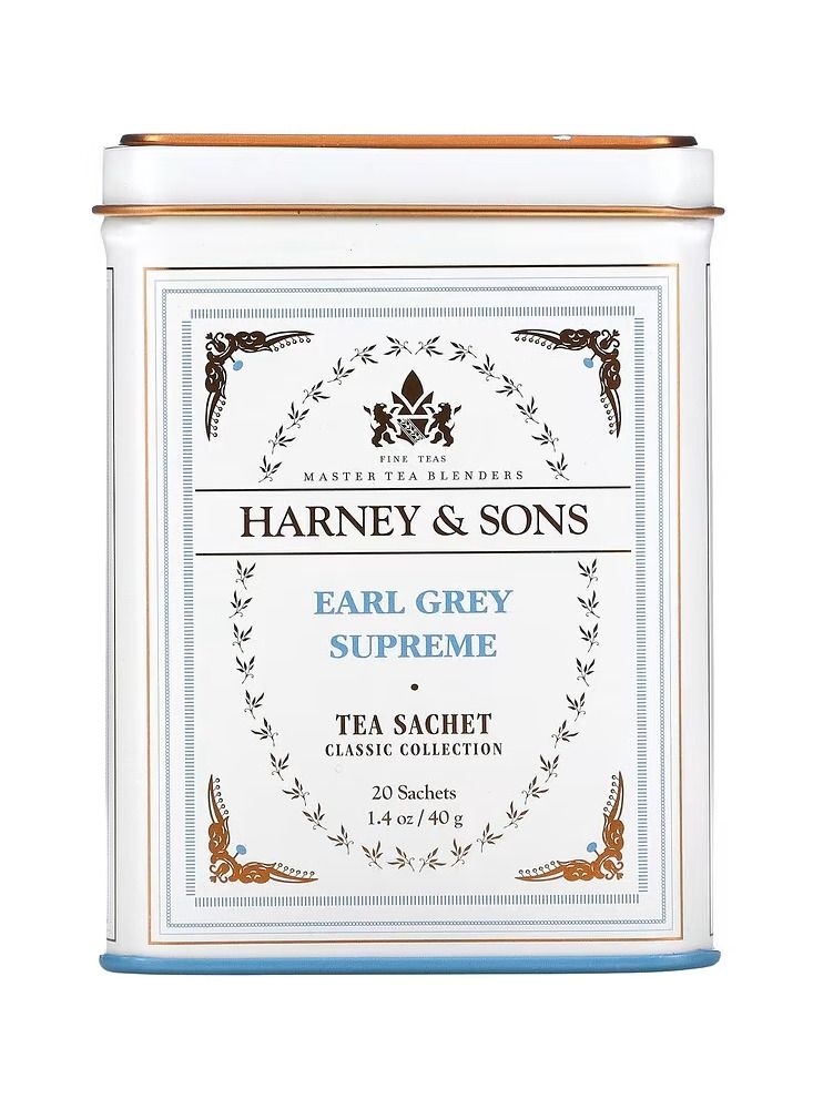 هارني آند سونز أكياس الشاي العشبية مزيج بين البرغموت والشاي الفاخر ذات مذاق عالي