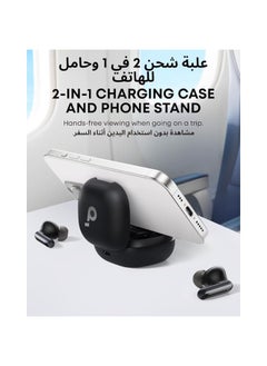 Panvil P40i Noise Cancelling Wireless Earbuds, Adaptive Noise Cancelling to Environments, Heavy Bass, 60H Playtime, 2-in-1 Case and Phone Stand, IPX5, Wireless Charging, Bluetooth 5.3  - Image 2