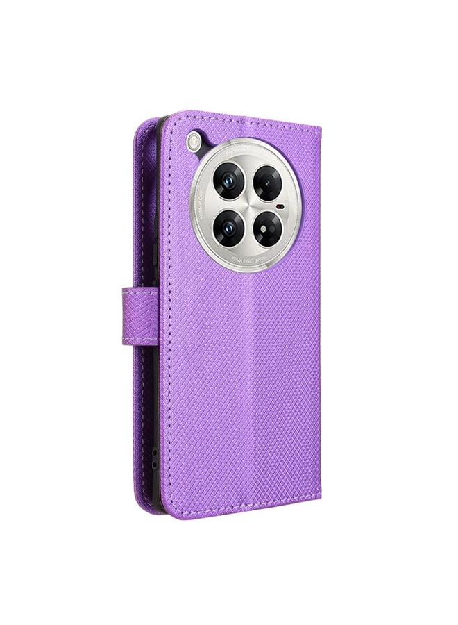 زبون جراب لهاتف Infinix Zero 40 5G مصنوع من الجلد بتصميم ماسي - Image 3