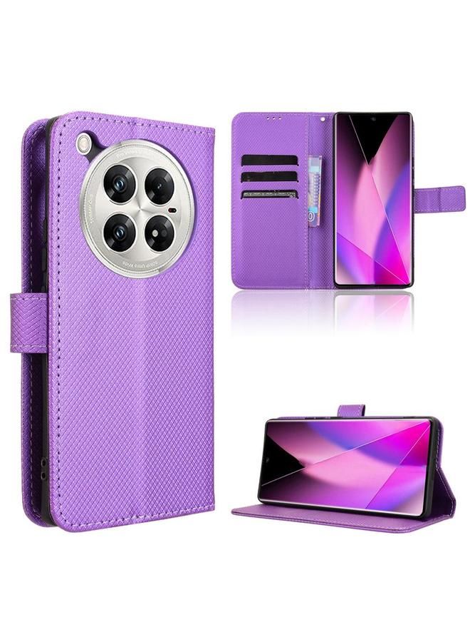 زبون جراب لهاتف Infinix Zero 40 5G مصنوع من الجلد بتصميم ماسي - Image 1