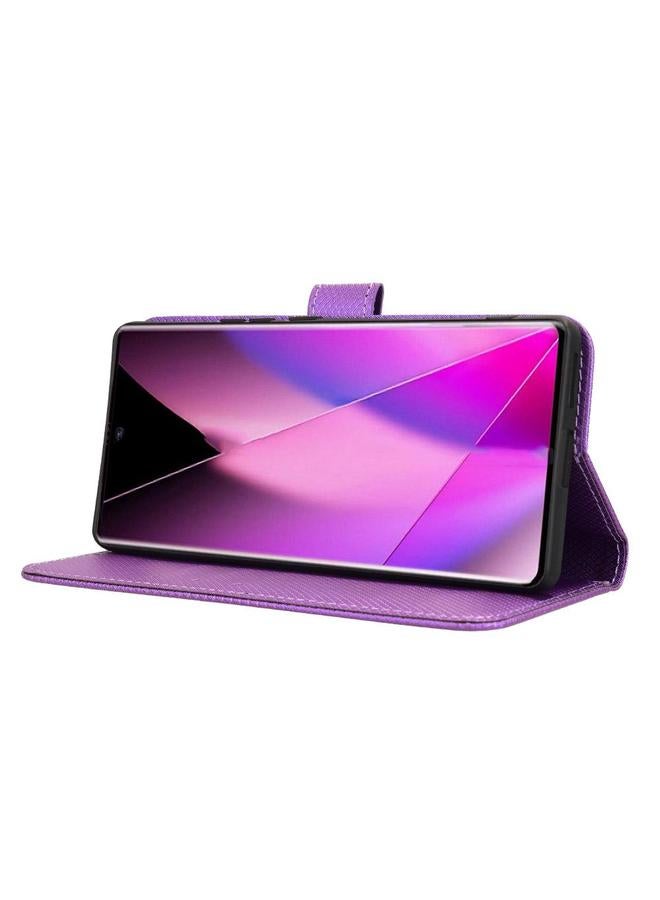 زبون جراب لهاتف Infinix Zero 40 5G مصنوع من الجلد بتصميم ماسي - Image 5