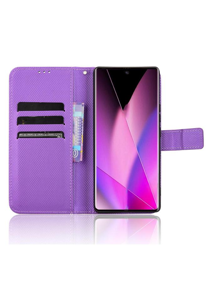 زبون جراب لهاتف Infinix Zero 40 5G مصنوع من الجلد بتصميم ماسي - Image 4