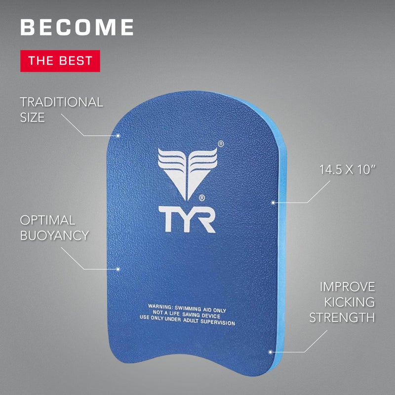 TYR Classic Kickboard for Swim Training, Swimming Training Aid Pool Exercise Equipment - Image 4