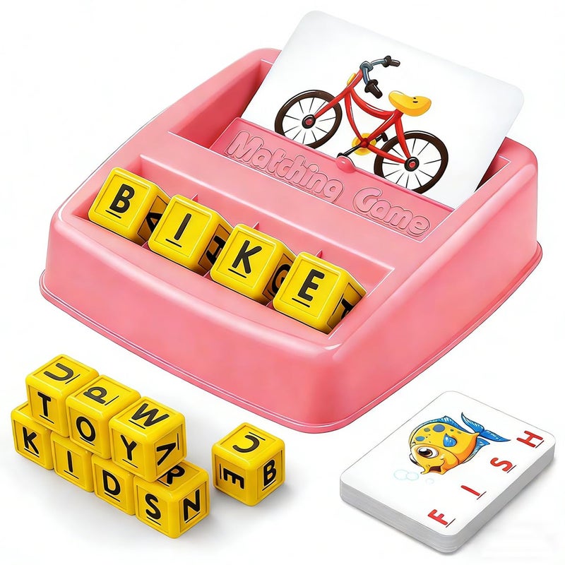 NARRIO Educational Toys for 35 Year Old Girls Gifts Matching Letter Game Preschool ABC Learning Toys for Kids Ages 48 Years Christmas Birthday Gifts for Toddler Toys Age 24 - Image 2