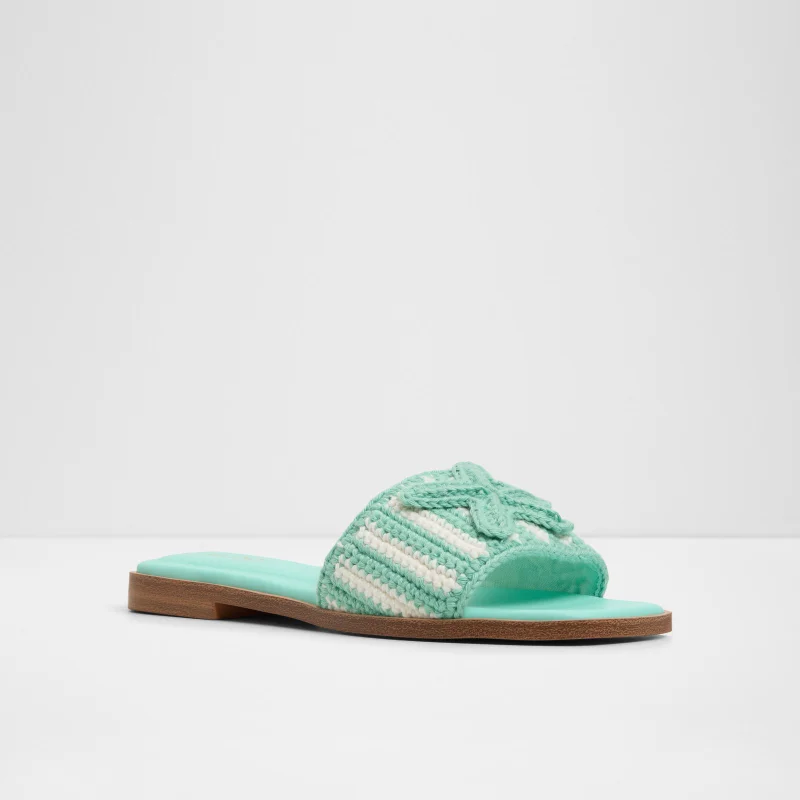 Aldo  SABBIA Open Toe Crochet Flat Sandals for Women | Best Price UAE