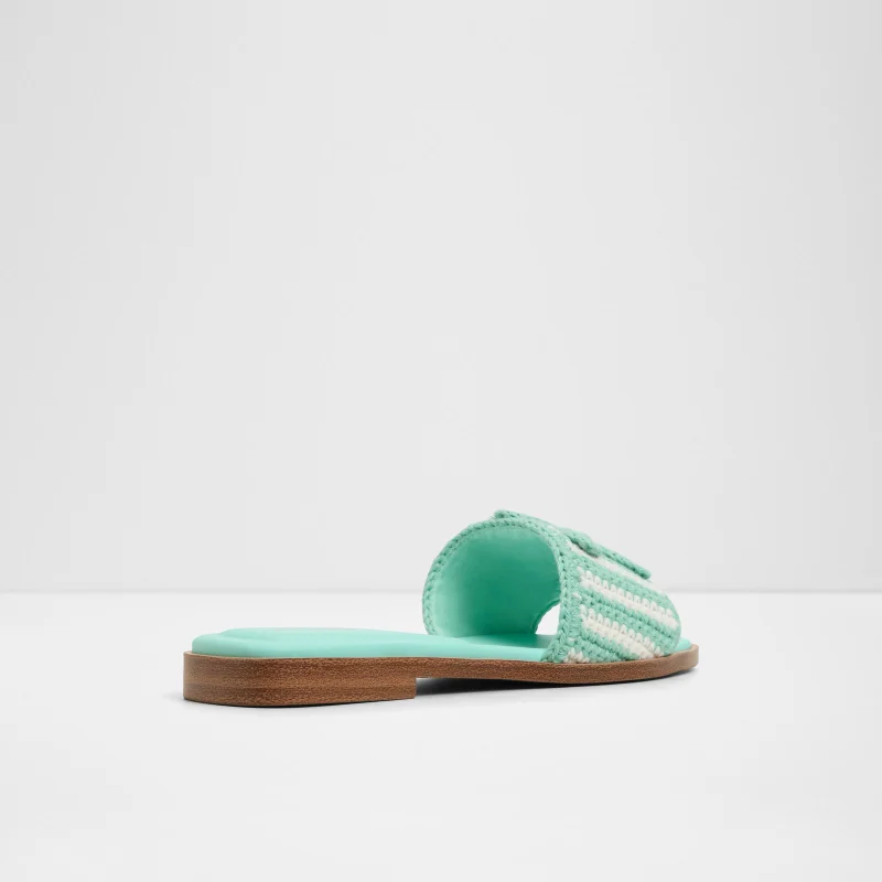 Aldo  SABBIA Open Toe Crochet Flat Sandals for Women | Best Price UAE