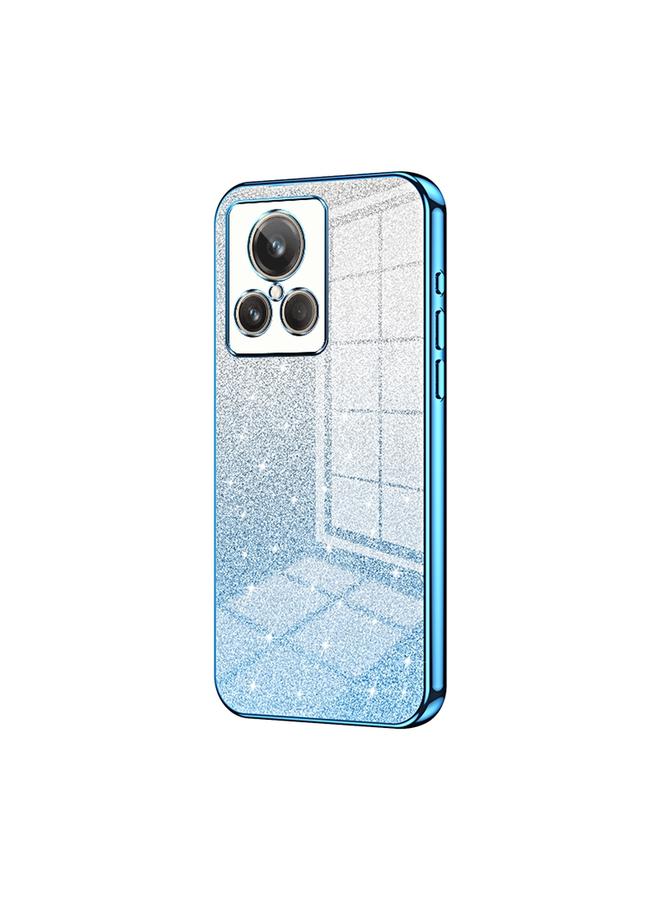 S-TOP Case For Realme GT2 Explorer Master Gradient Glitter Powder Electroplated Phone Case - Image 1