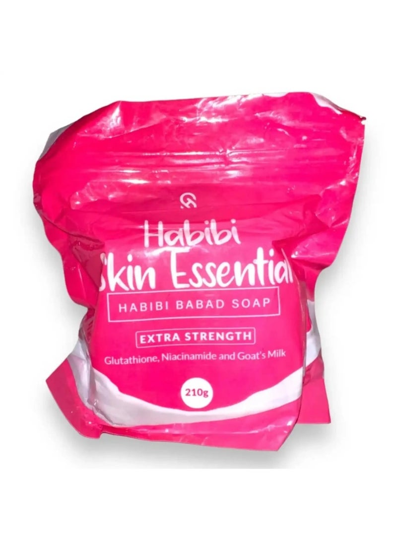 Habibi Skin Essentials Habibi Babad Extra Strength Soap 210g – Glutathione, Niacinamide & Goat Milk for Brightening, Hydrating & Smooth Skin - Image 2