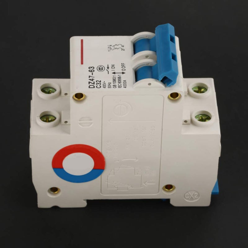2P 32A 400V Miniature Circuit Breaker Flame Retardant Compact 50Hz for Lighting Distribution System - Image 4