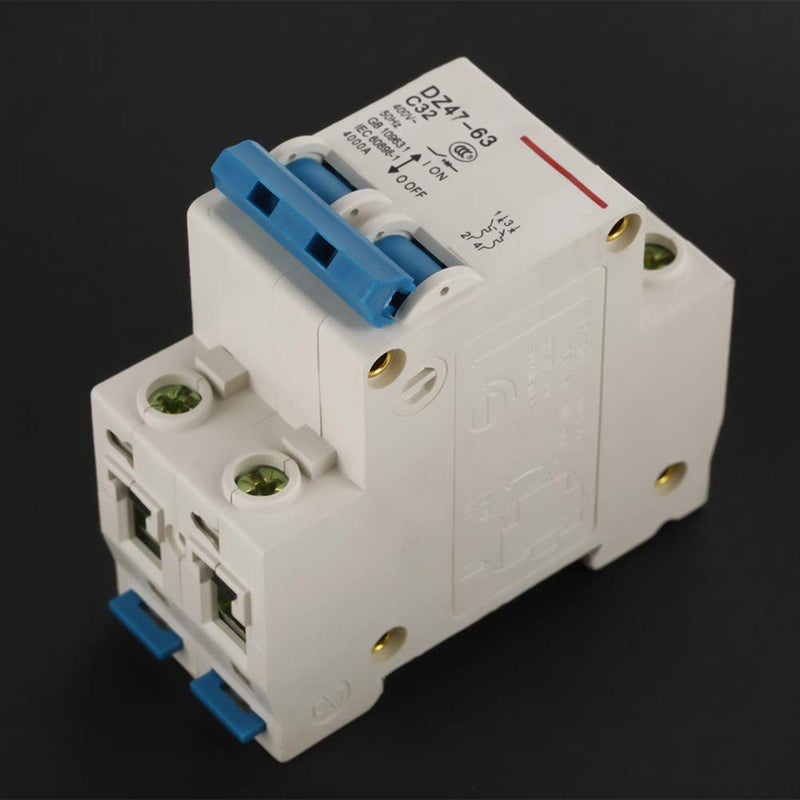 2P 32A 400V Miniature Circuit Breaker Flame Retardant Compact 50Hz for Lighting Distribution System - Image 2