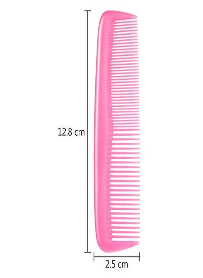 Leinuosen 24 Pieces Hair Combs Set Plastic Hair Comb For Women And Men, Fine Dressing Comb (Yellow, Purple, Green, Blue, Red, Pink)  - Image 2